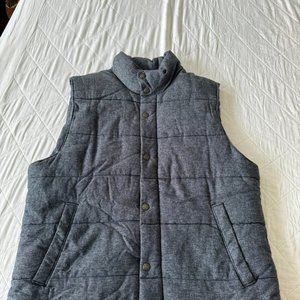Banana Republic Men's Down Vest (Size L/Navy Heather)